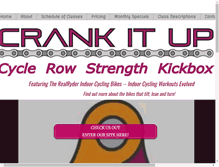 Tablet Screenshot of crankitupfitness.com